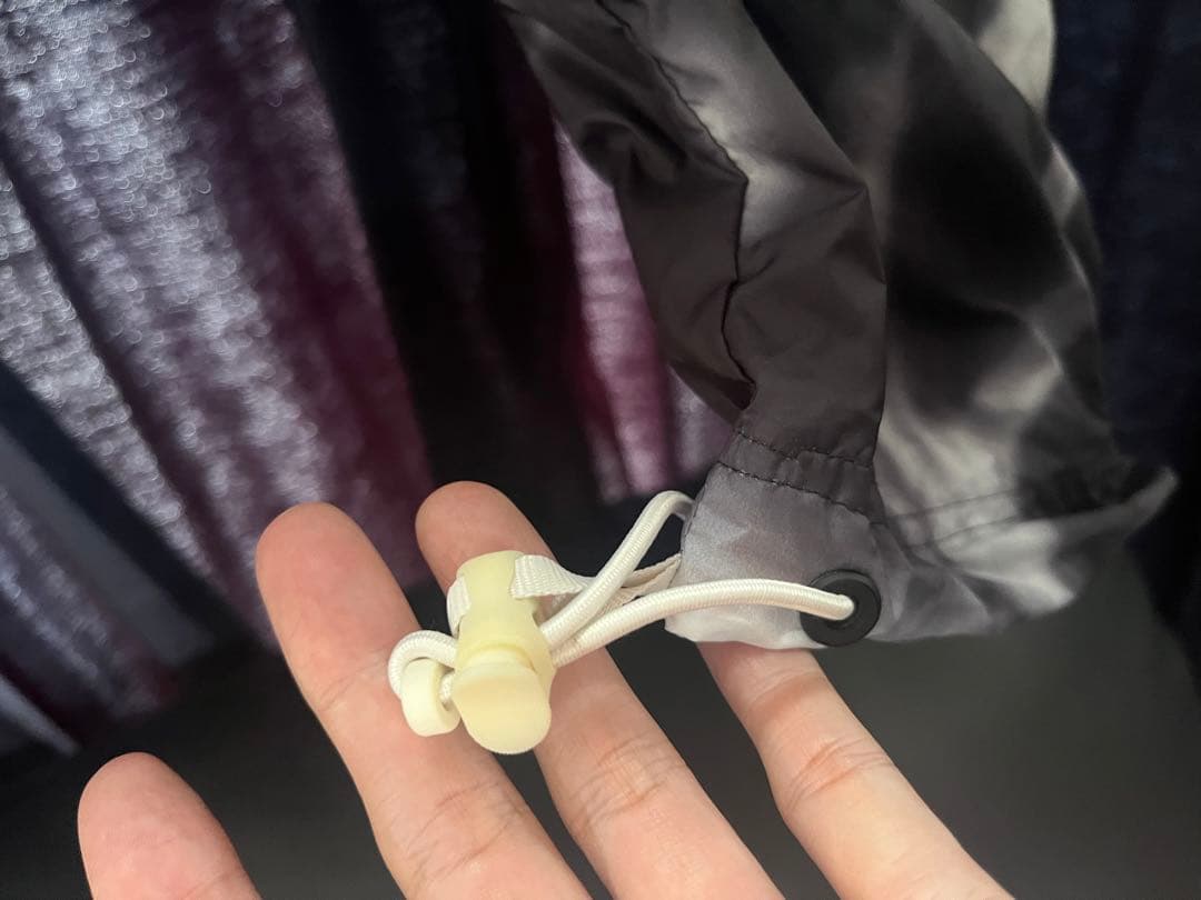 NIKE Fear of God コラボ サルエルパンツ 黒と白 ストライプ