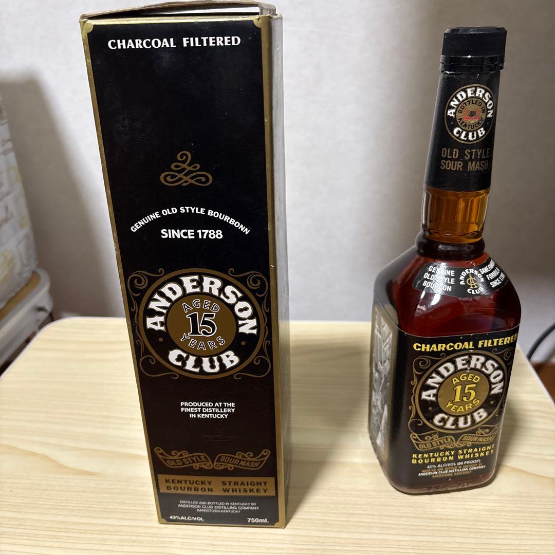 未開栓 アンダーソンクラブ 15年 750ml 43%