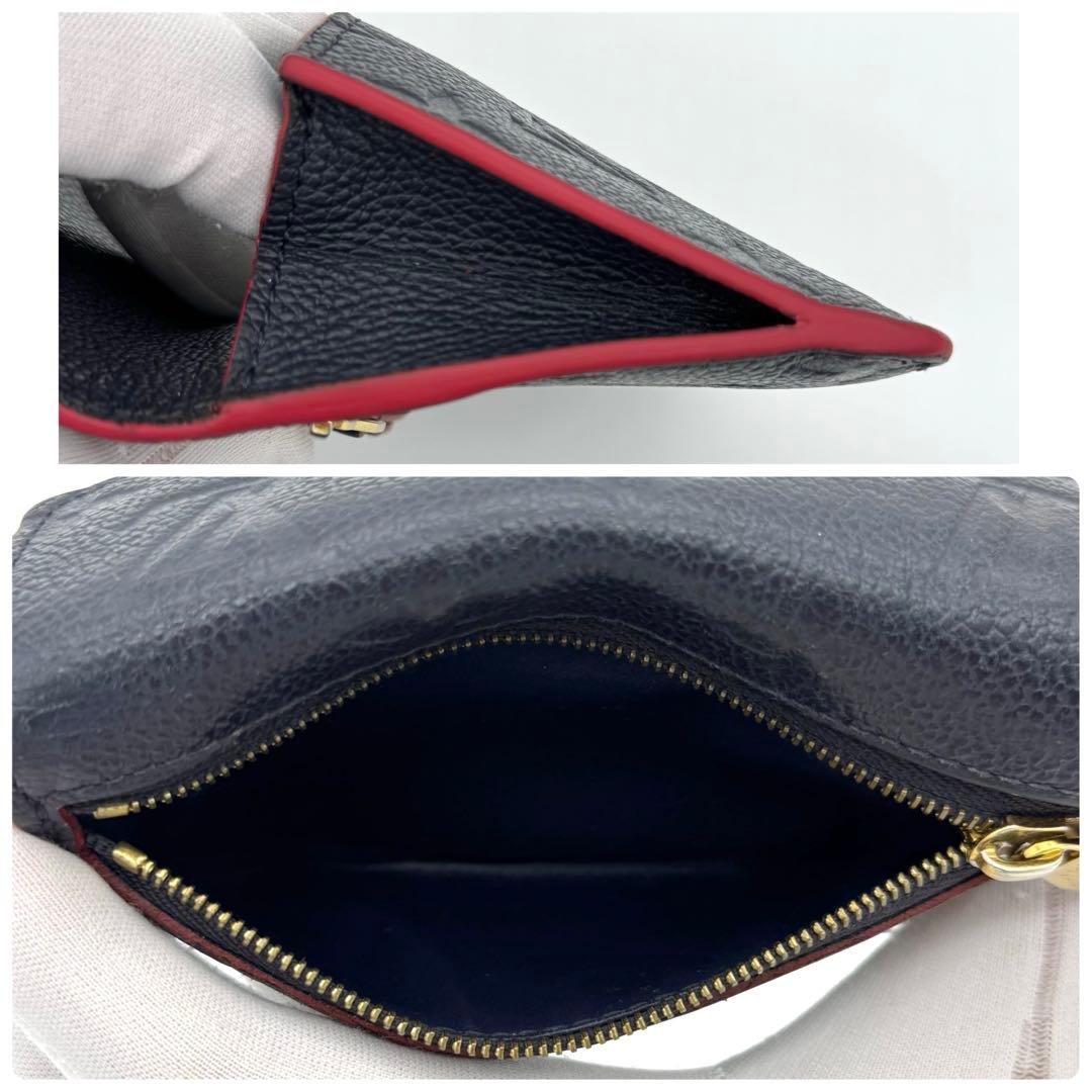 ルイヴィトン ポシェット クレ モノグラム アンプラント マリーヌルージュ