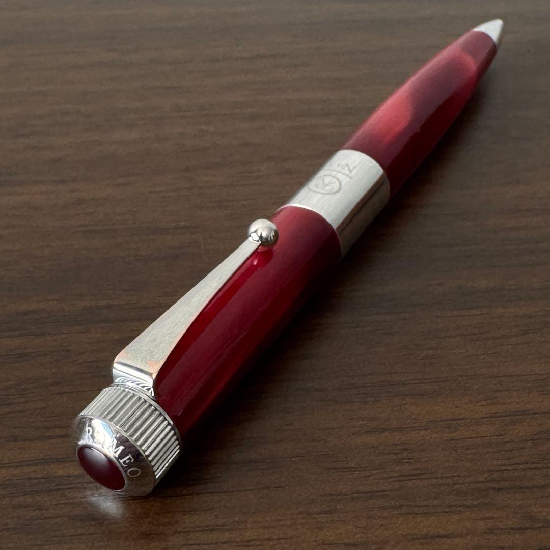 伊東屋 ロメオ ROMEO No.3 イタリアンレッド ボールペン 太軸 美品