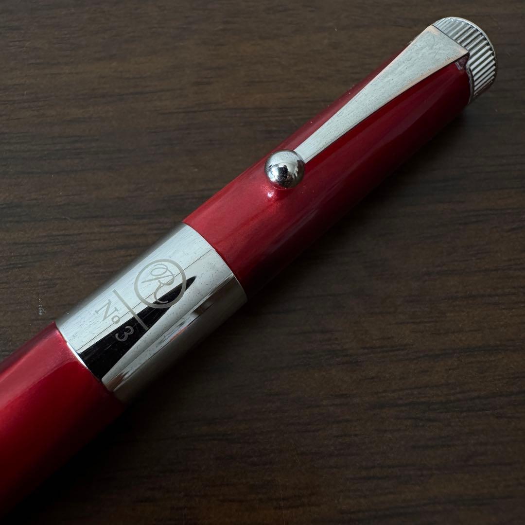 伊東屋 ロメオ ROMEO No.3 イタリアンレッド ボールペン 太軸 美品