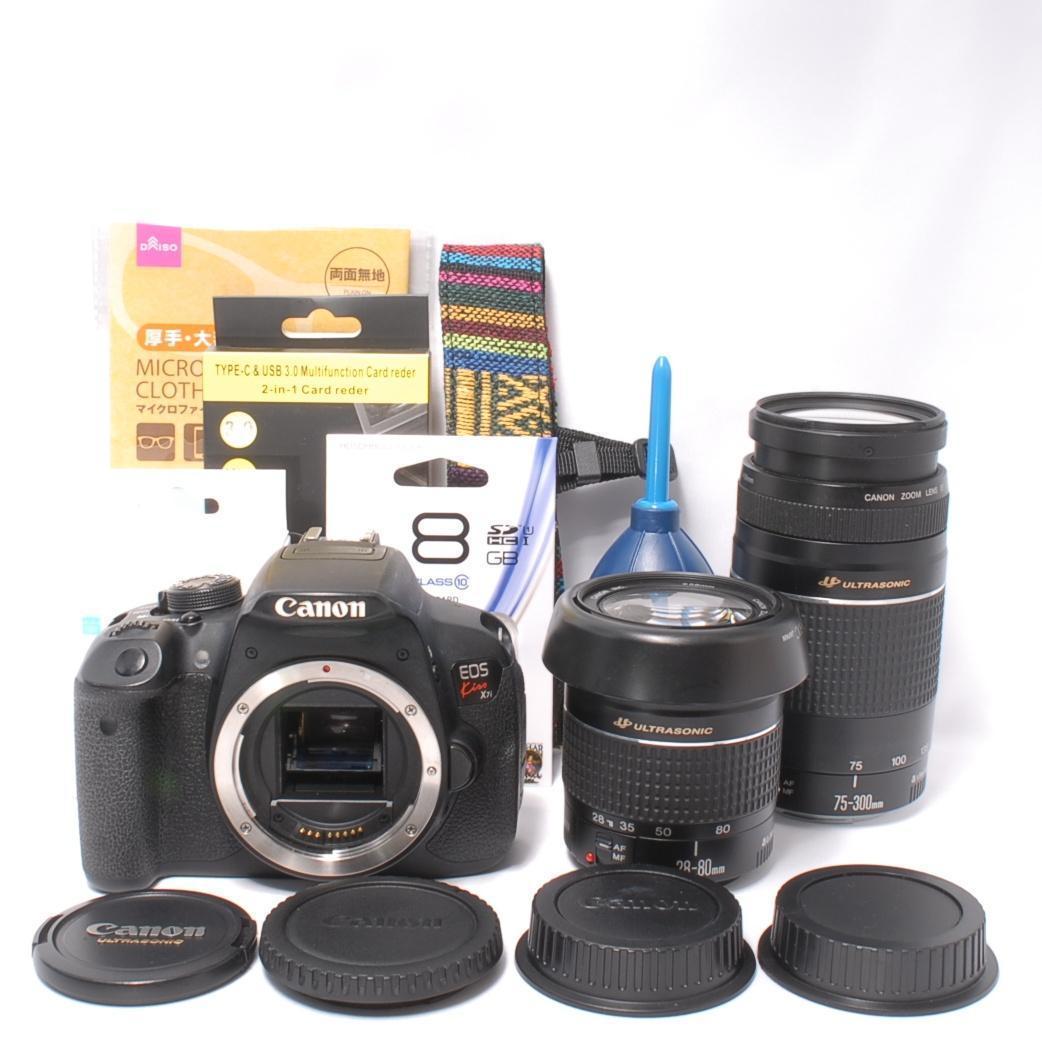 Canon EOS Kiss x7i❤ダブルレンズ　望遠　スポーツに　一眼レフ