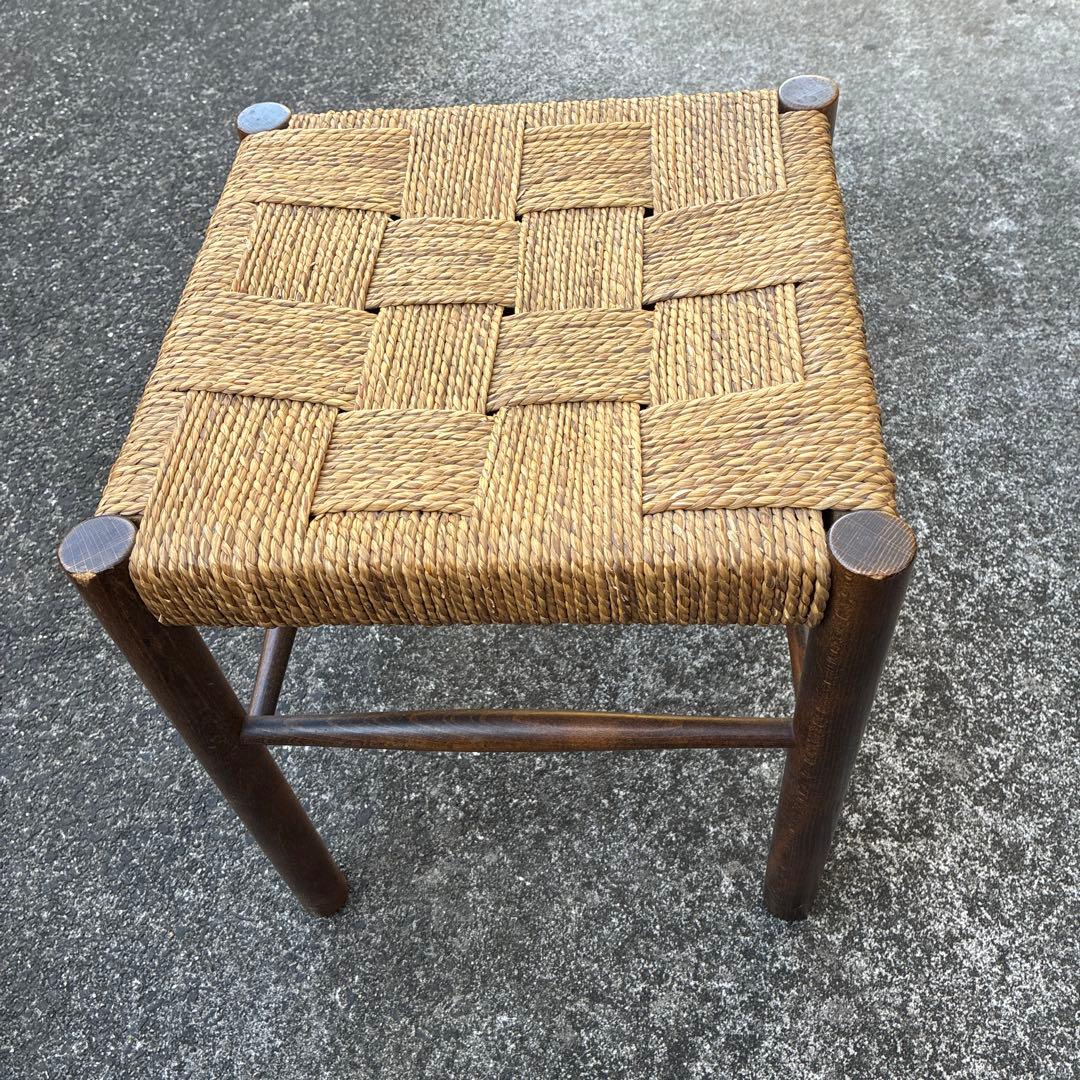 S*e様 飛騨産業 キツツキ ペーパーコード スツール チェア 椅子 ビンテージ