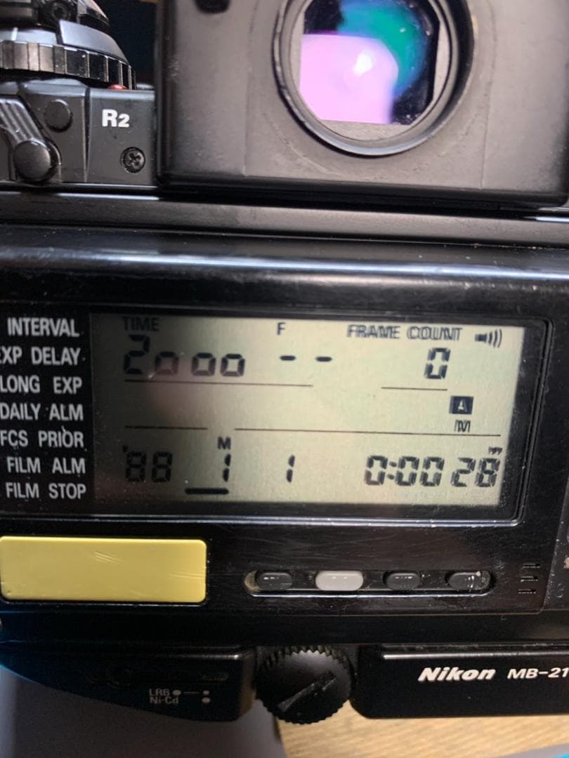 Nikon F4S DP-20＋MF-23 取説付 動作良好 BL点灯 1100