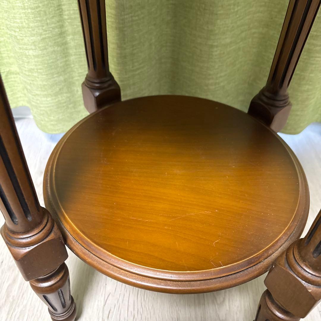 イタリア製 大理石天板 花台 飾り台　サイドテーブル