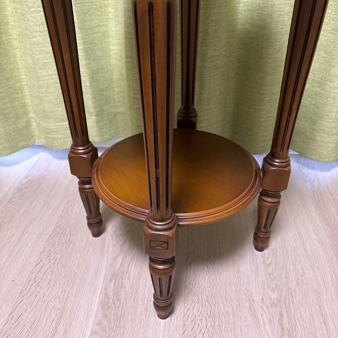 イタリア製 大理石天板 花台 飾り台　サイドテーブル