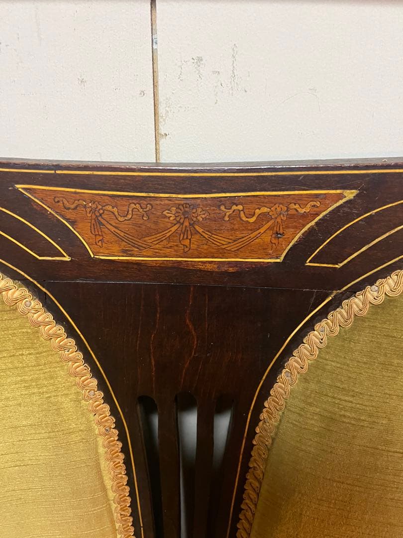 アールデコ　2人掛けソファー　1920年代製　当時物￼送料込み