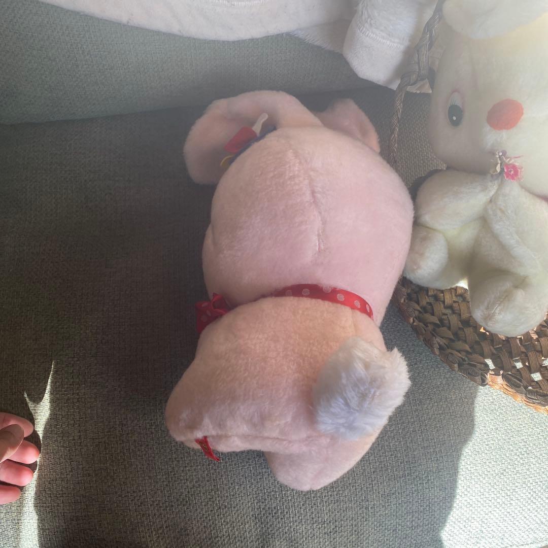 昭和レトロ　ビンテージ　サンエートイ　SAN-EI TOYS うさぎ　ぬいぐるみ