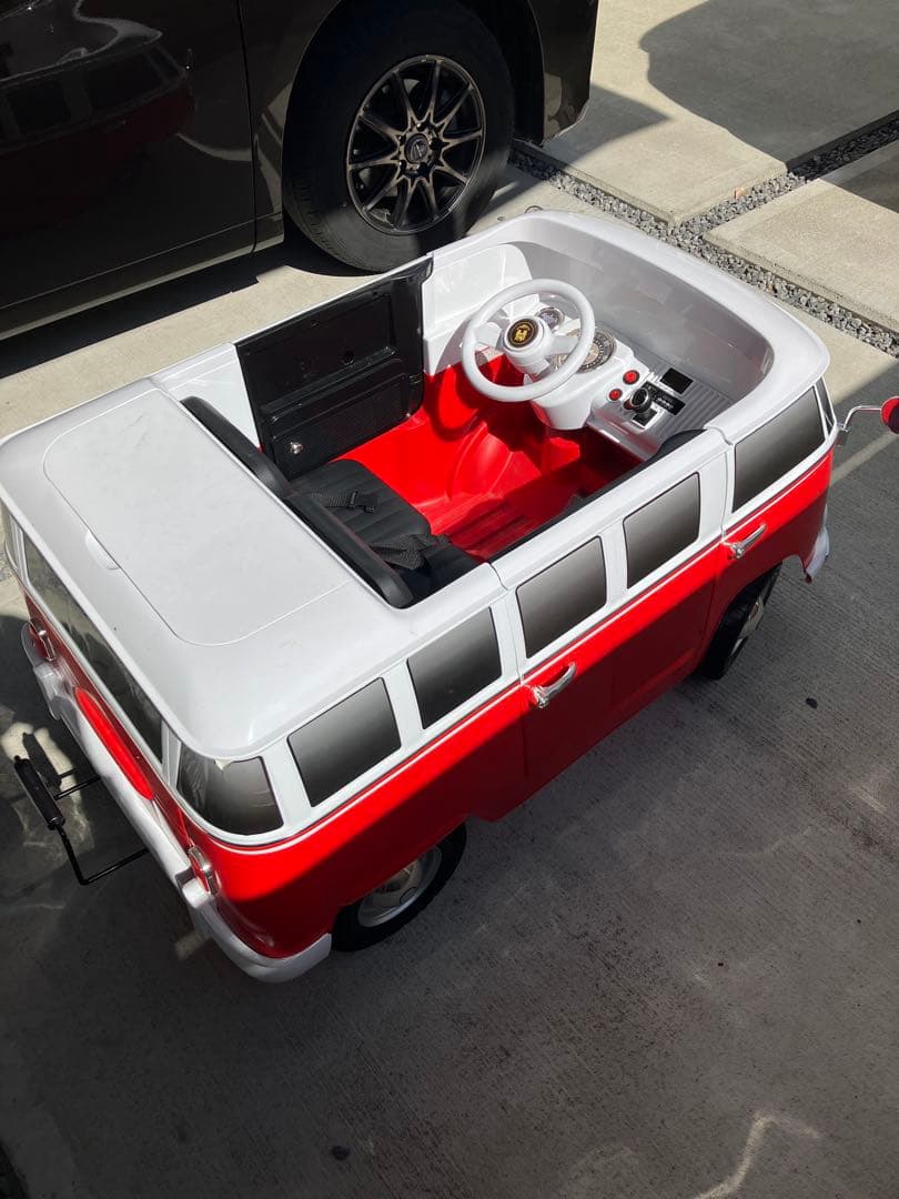 ワーゲンバス 電動ラジコン 子供2人乗り