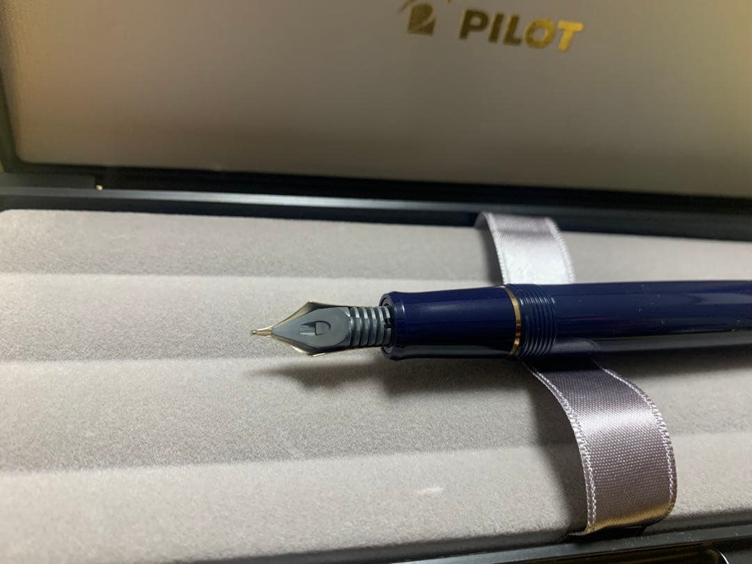 PILOT カスタム74 M軸 万年筆セット 月夜 インク付き