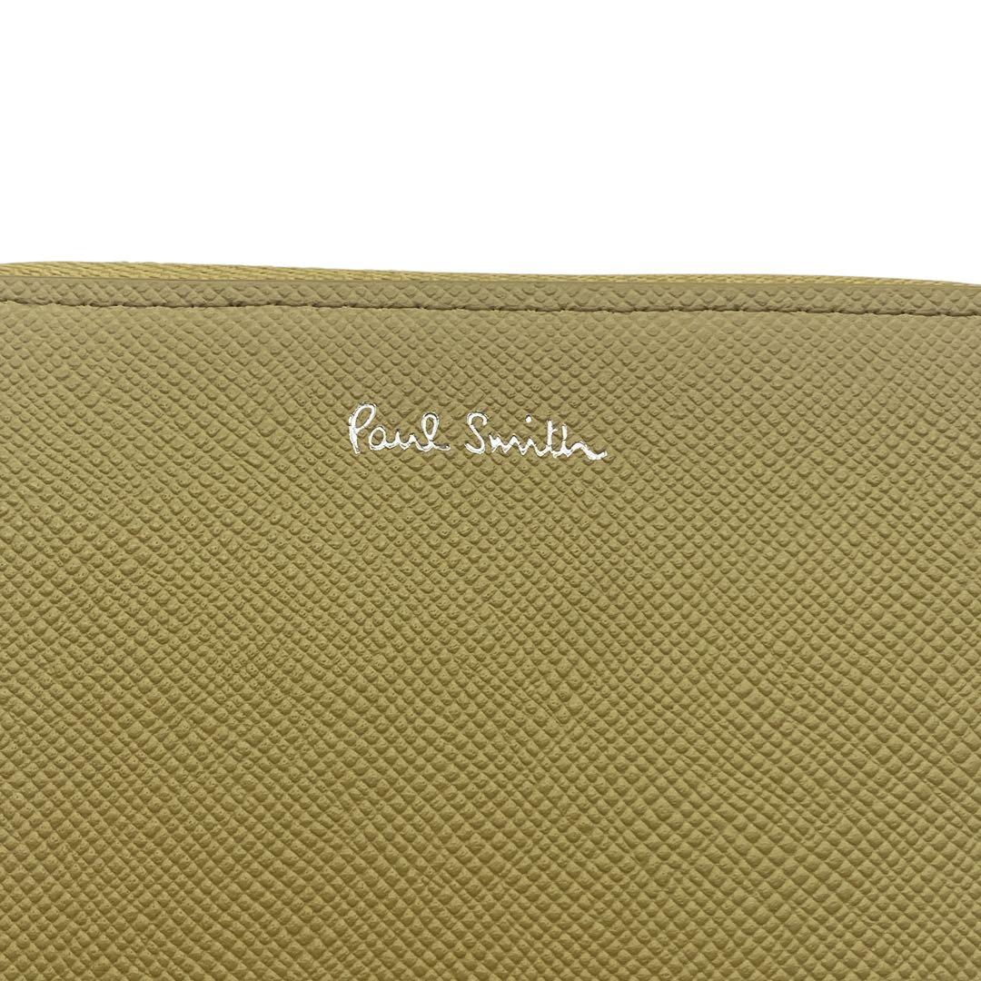 【新品未使用】 ポールスミス Paul Smith 二つ折り ラウンドファスナー