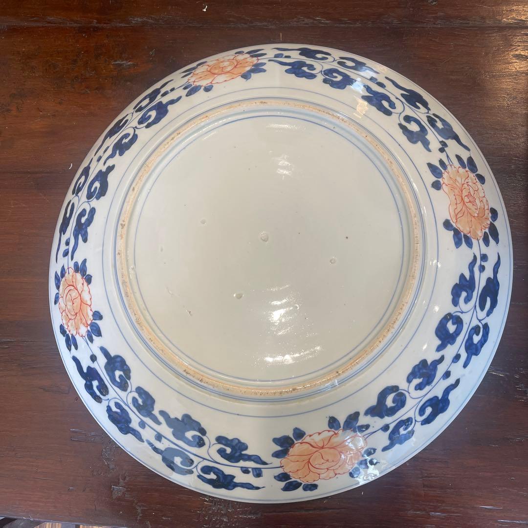 明治時代　古伊万里　金襴手　大皿