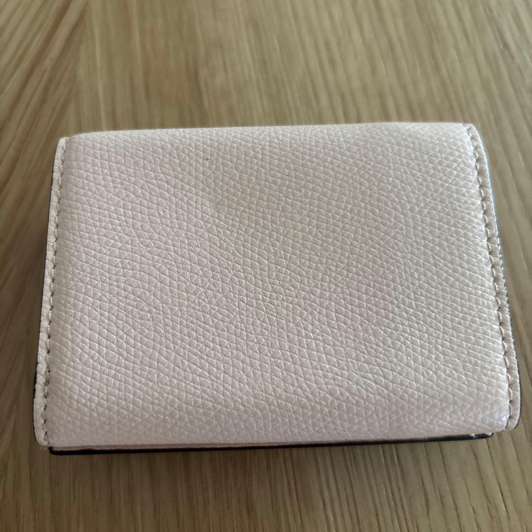 FENDI 三つ折り財布 黒/ピンク