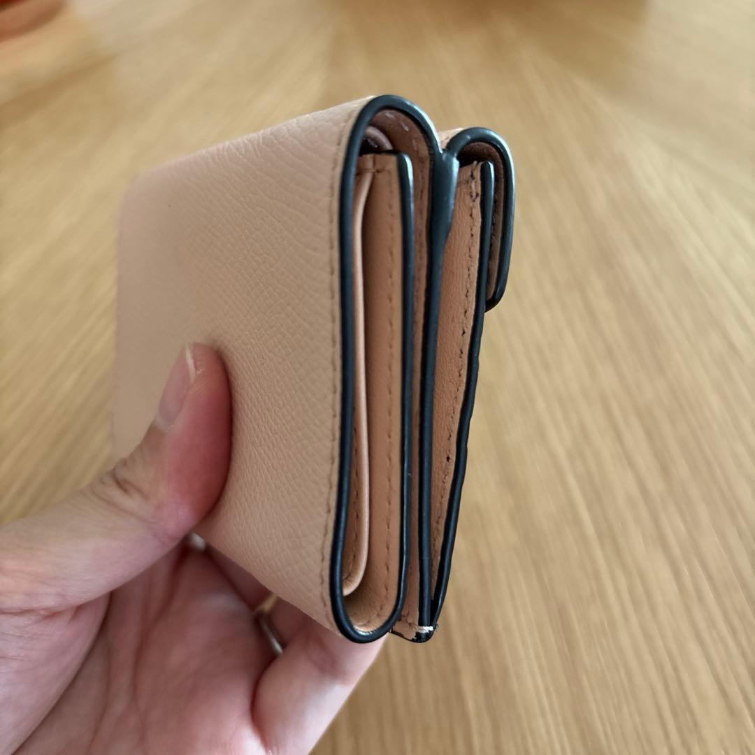 FENDI 三つ折り財布 黒/ピンク