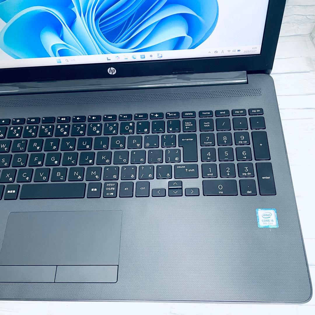 hp ノートPC 第8世代core i5 オフィス付 フルHD 大容量 DVD