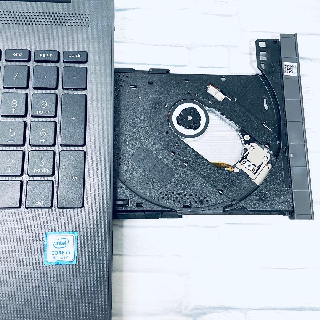 hp ノートPC 第8世代core i5 オフィス付 フルHD 大容量 DVD