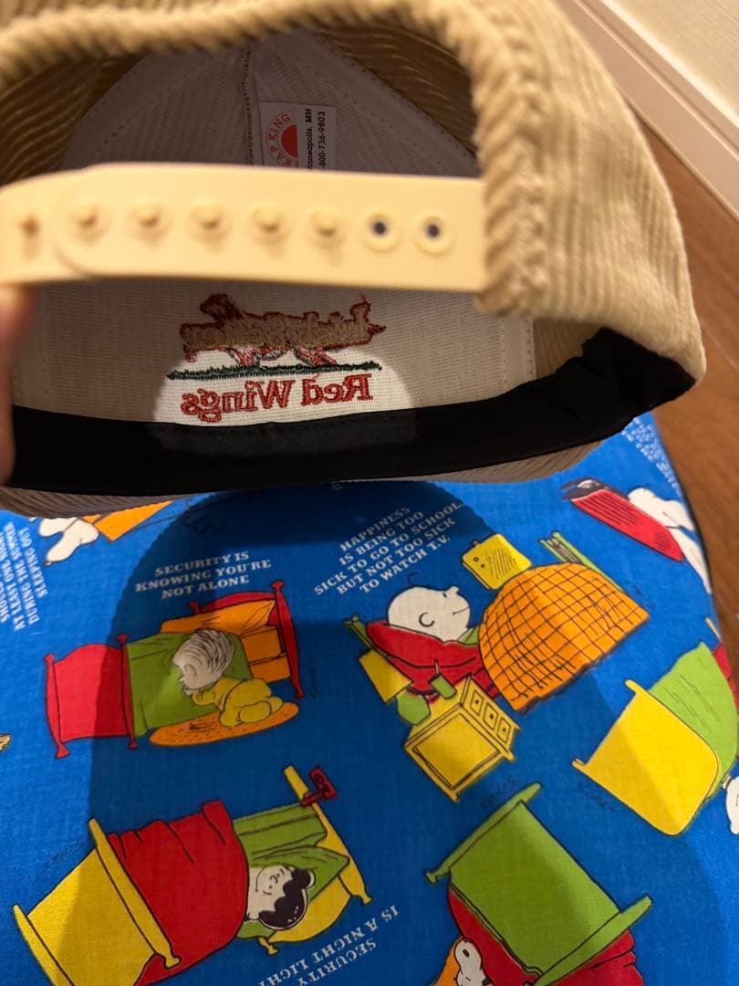 レッドウイングREDWINGアイリッシュセッターキャップUSA製コーデュロイ帽子