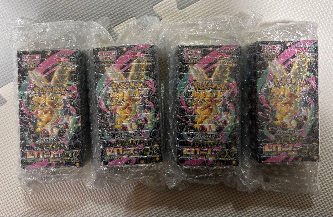 ポケカ ハイクラスパック MEGAドリームex ４BOX 未開封 シュリンク付き