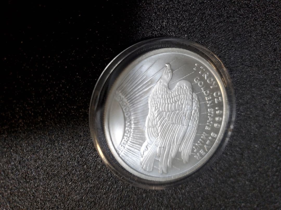 メ*り様 「セント•ゴーデンス」純銀1オンスメダル