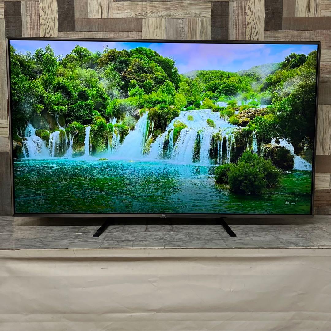 即日受渡❣️全国送料込LG55型4K液晶テレビWチューナー Netflix視聴可