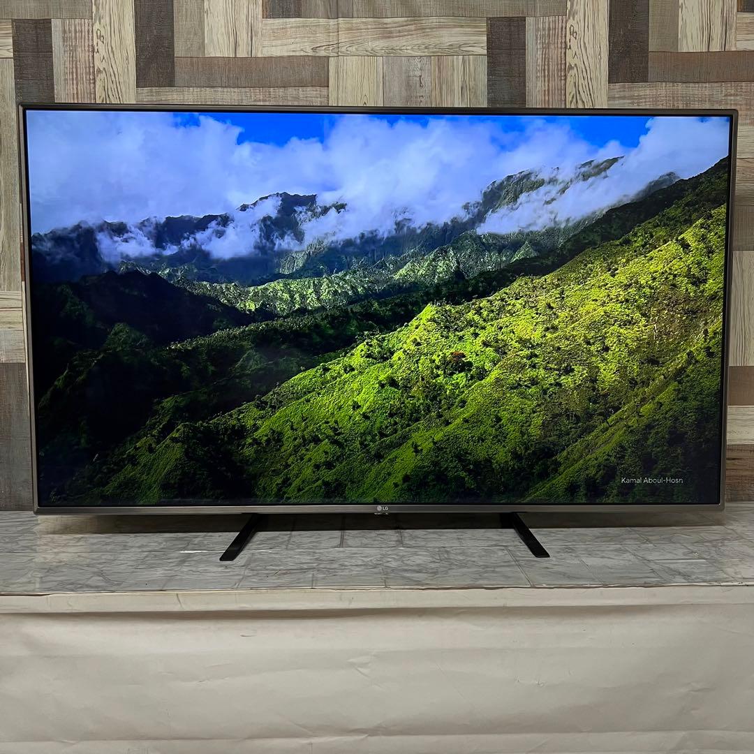即日受渡❣️全国送料込LG55型4K液晶テレビWチューナー Netflix視聴可