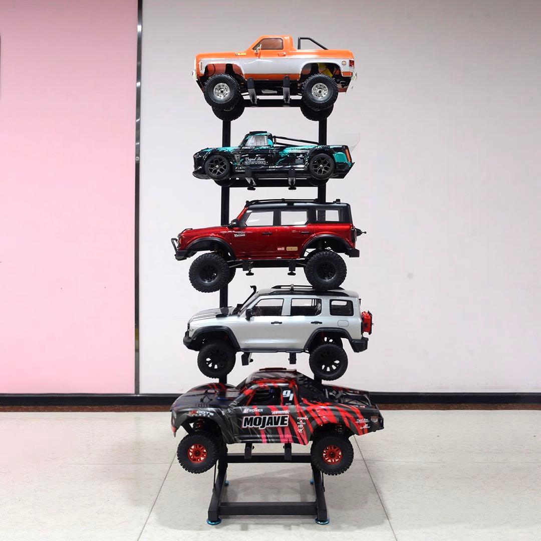 5段 かなり丈夫 ラジコン棚 肉厚スチールラック 棚 メタルラック 調整可能