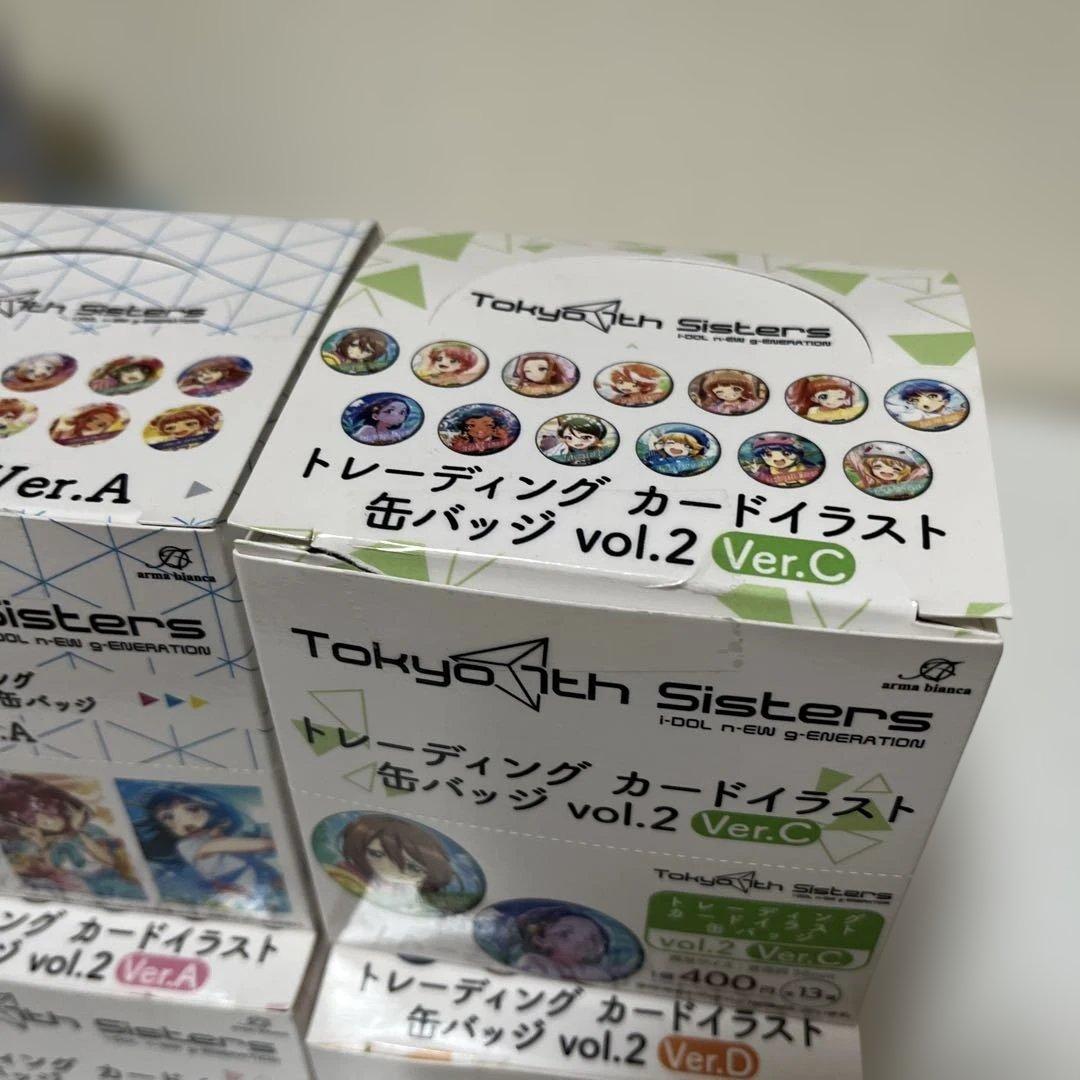 tokyo 7th sisters トレーディングカードイラスト缶バッジ