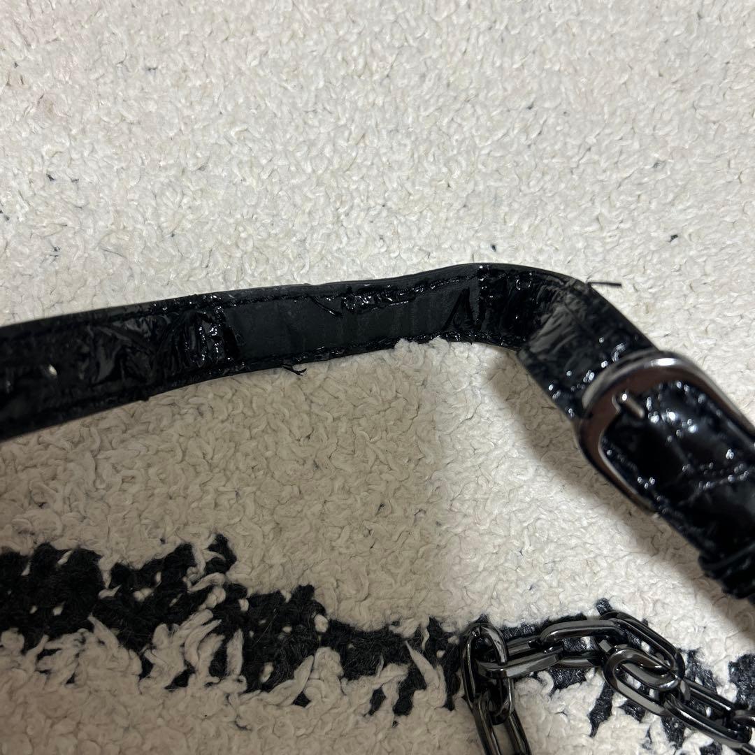 廃盤 ヴィヴィアンウエストウッド 黒 クロコ型 ショルダーバッグ y2k