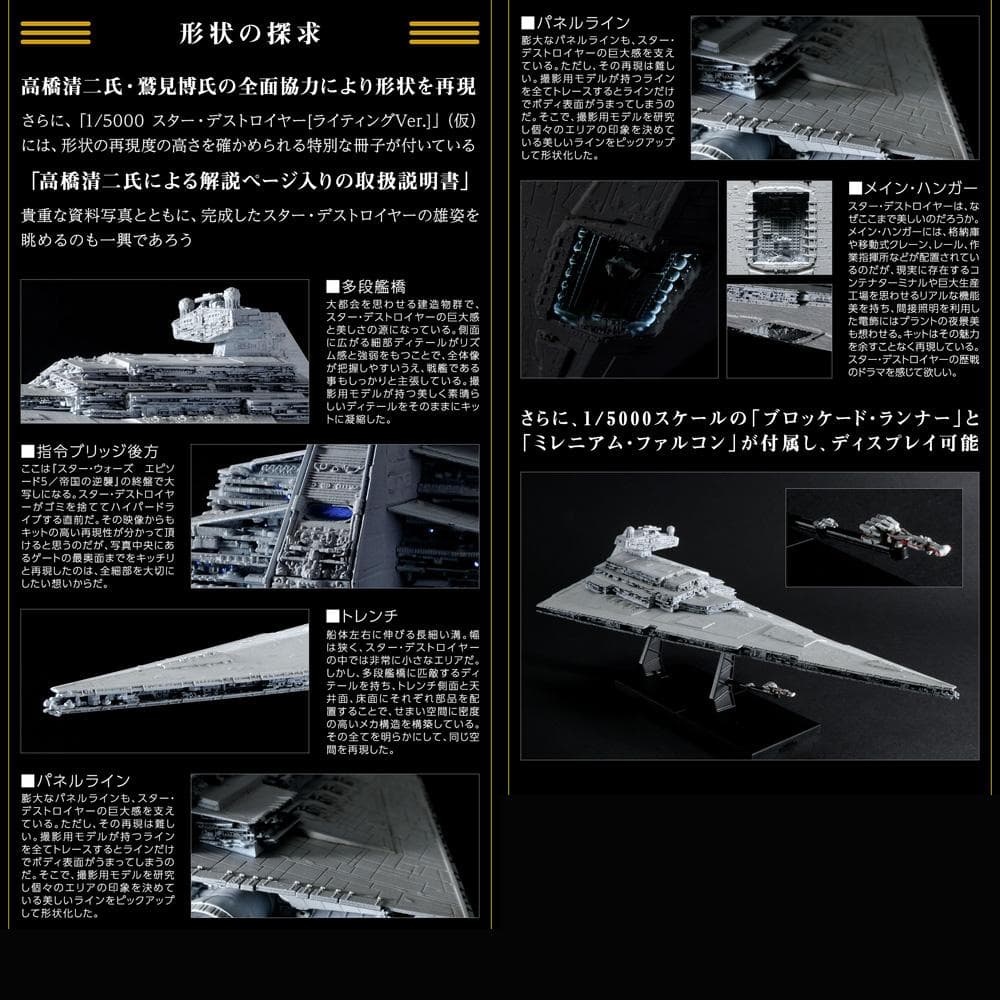 初回生産限定版！【スター・デストロイヤー】1/5000 [ライティングモデル]