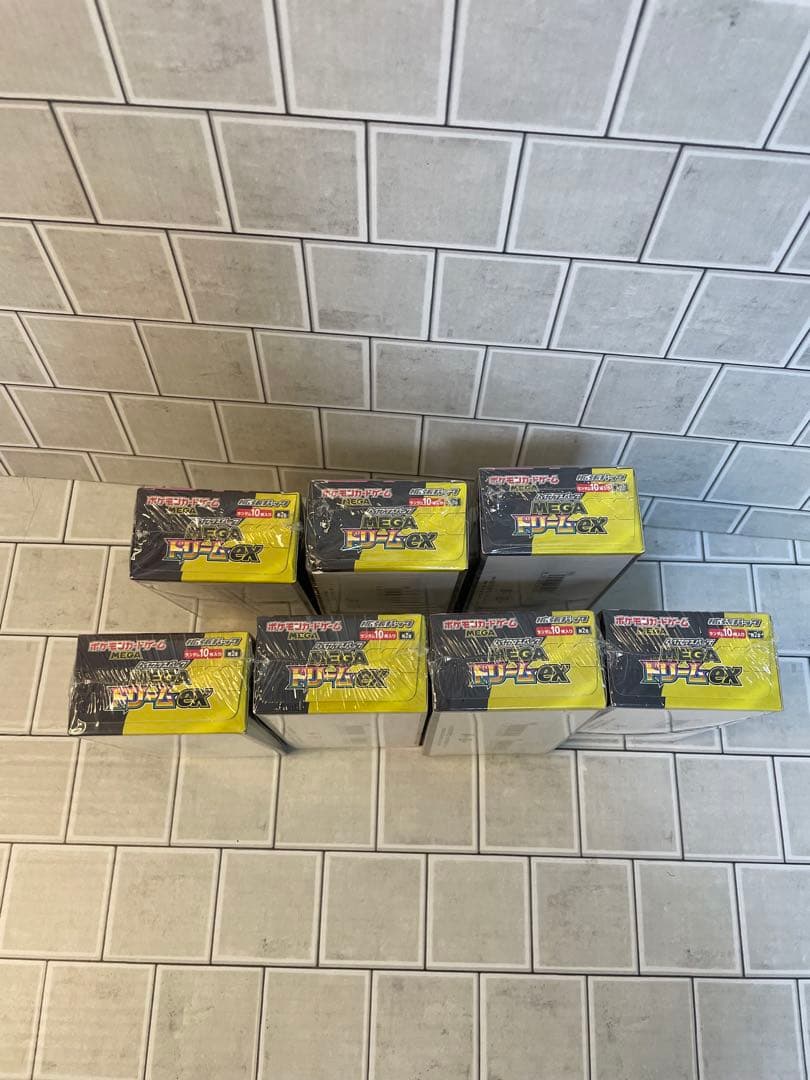 ポケモンカード　7箱megaドリームex シュリンク付き