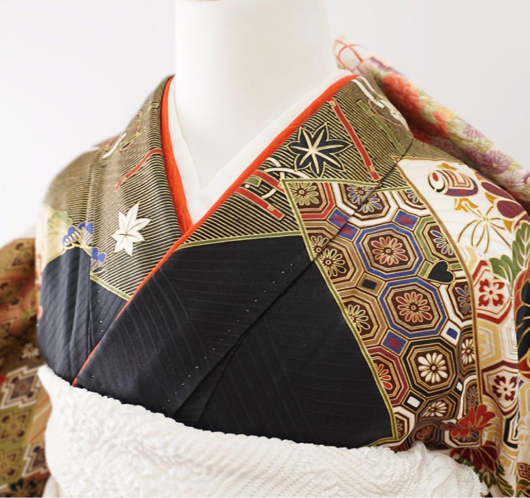 振袖　フルセット　5点セット382 F すべて正絹