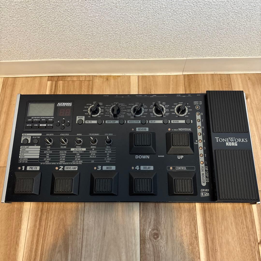 KORG AX3000G マルチエフェクター【中古】【ハードケース/おまけ付き】