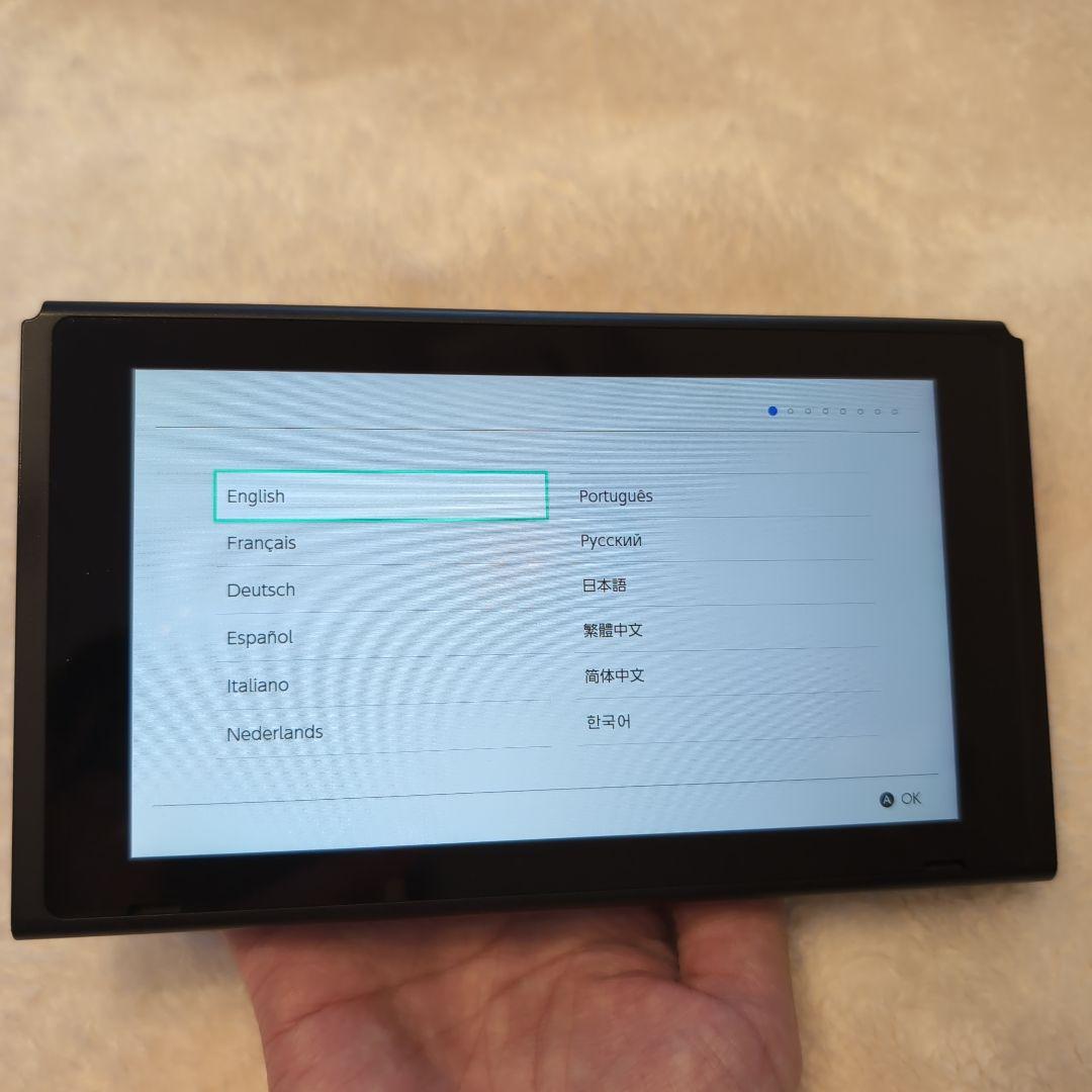 Nintendo Switch本体 /バッテリー持続版 付属品+ガラスフィルム