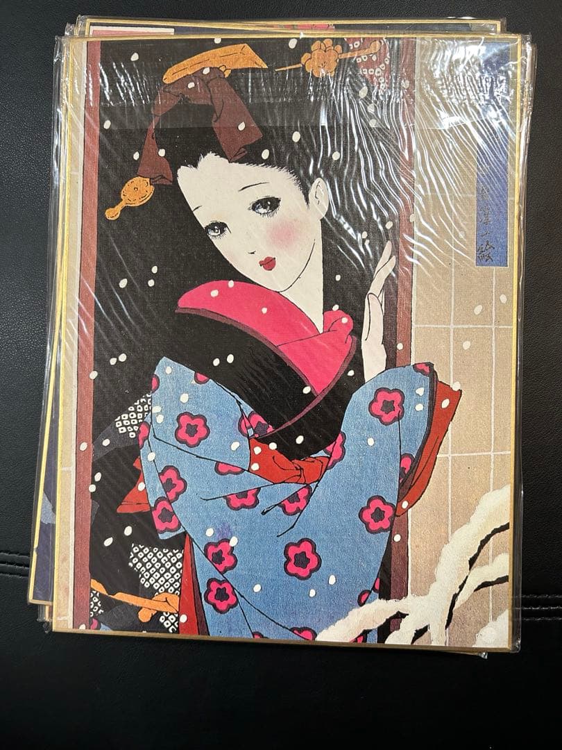 昭和レトロ 中原淳一 【娘十二ヶ月】 年代物・希少な画集画　10枚セット