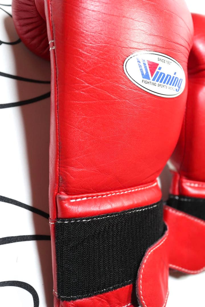 Winning ボクシンググローブ 14oz/レッド/中古品