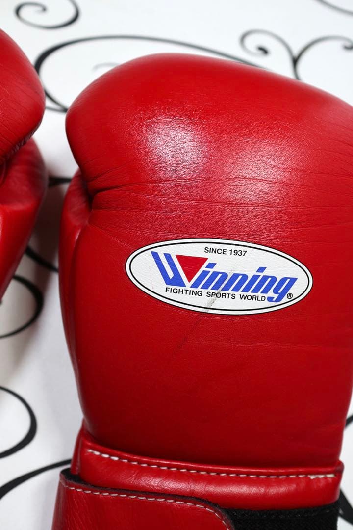 Winning ボクシンググローブ 14oz/レッド/中古品