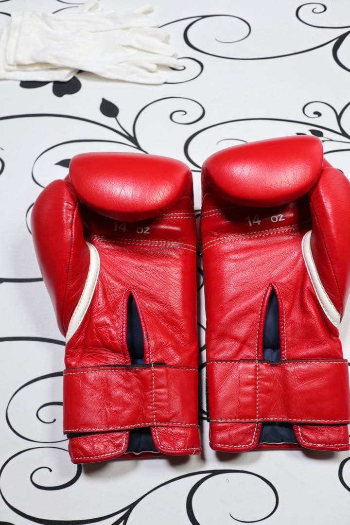 Winning ボクシンググローブ 14oz/レッド/中古品