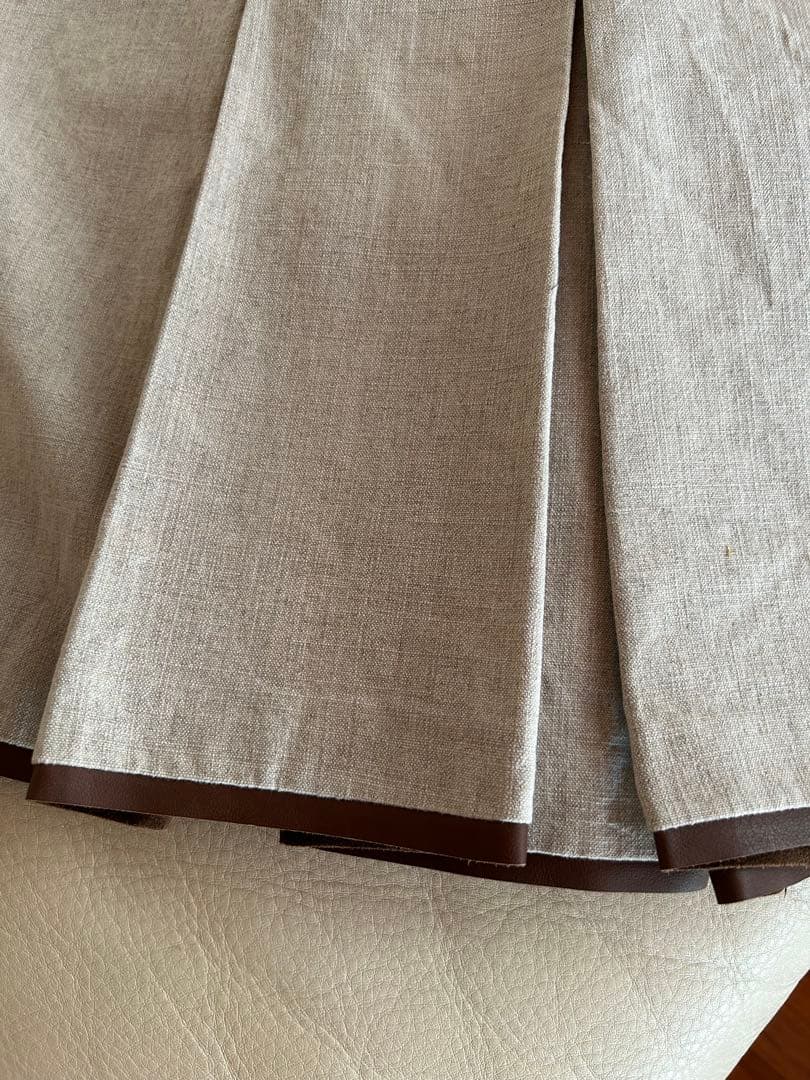 【美品】プラダ　PRADA 麻のキュロット