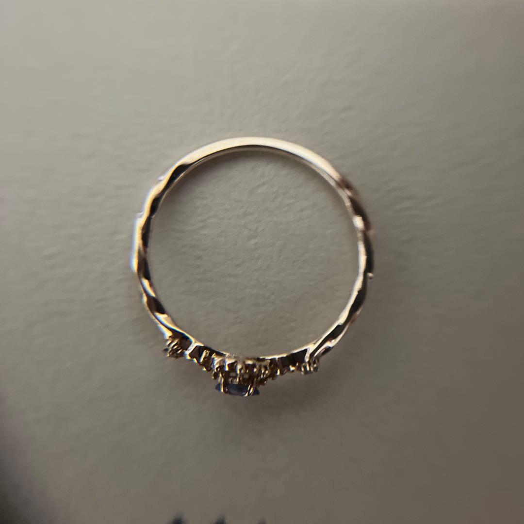 ノジェス　K5タンザナイトリング　13号　ダイヤモンド