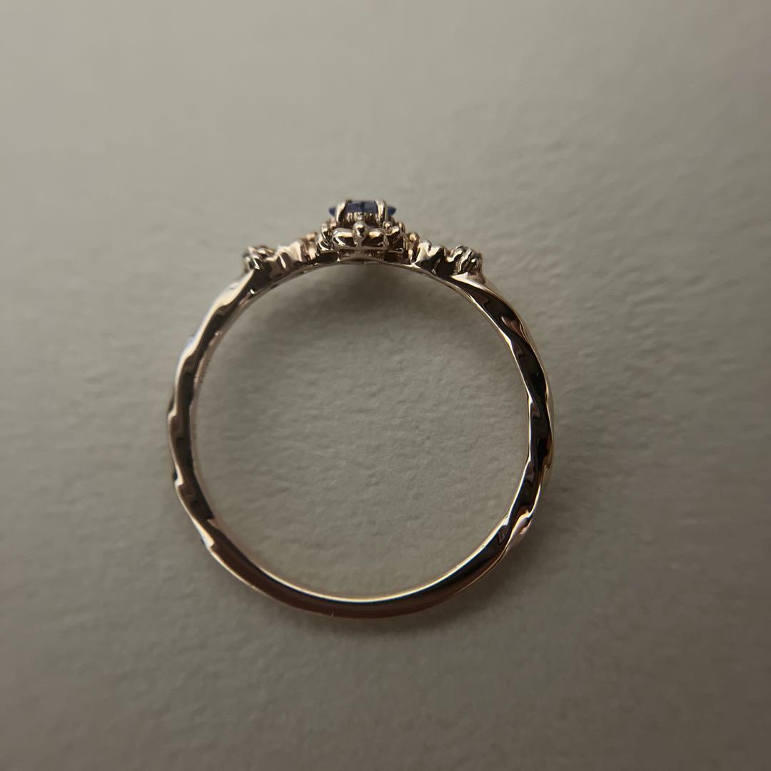 ノジェス　K5タンザナイトリング　13号　ダイヤモンド