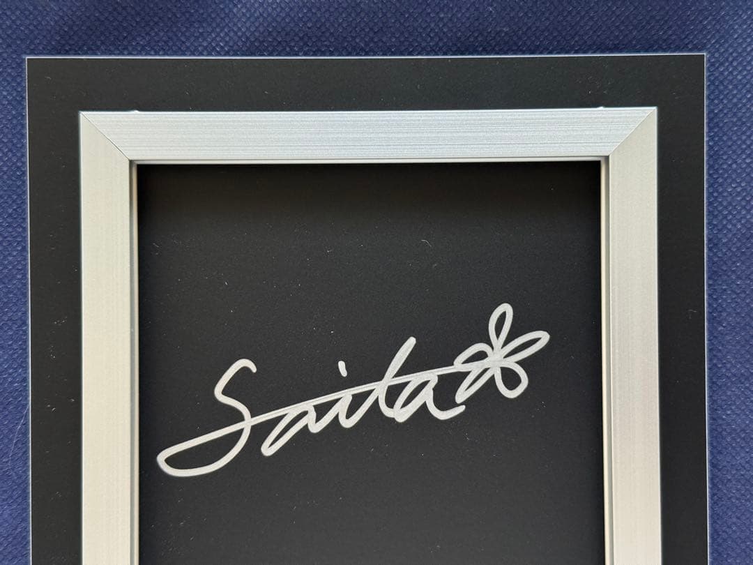 河北彩伽 写真展「うたかたの花」アクリルフレーム（直筆サイン入り）