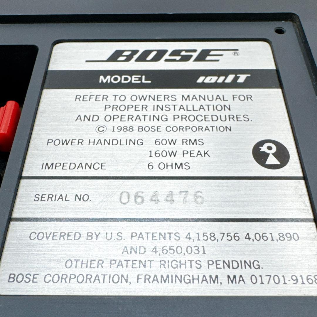 【良品】BOSE ボーズ コンパクトスピーカー 101IT