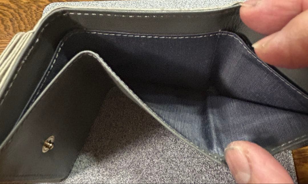 ⭐︎未使用⭐︎russet ラシット モノグラムプレート三つ折りウォレット 財布