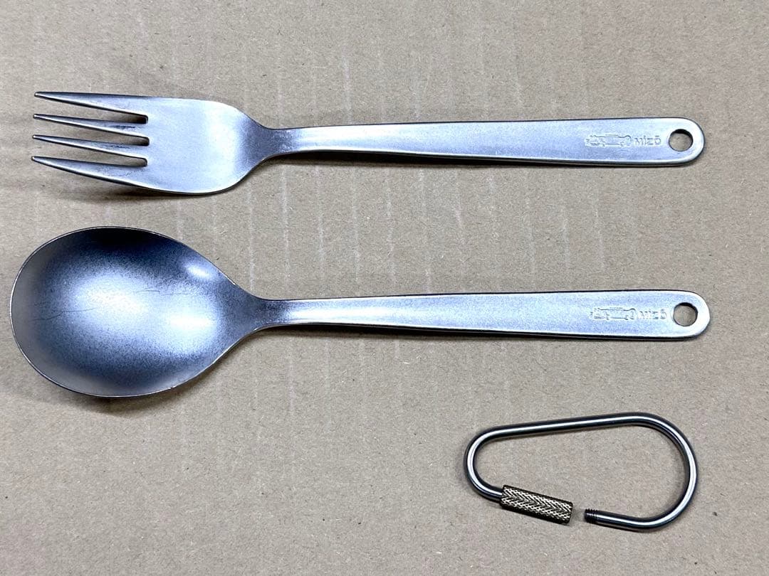 (有)ミゾー　チタン スプーン/フォーク セット