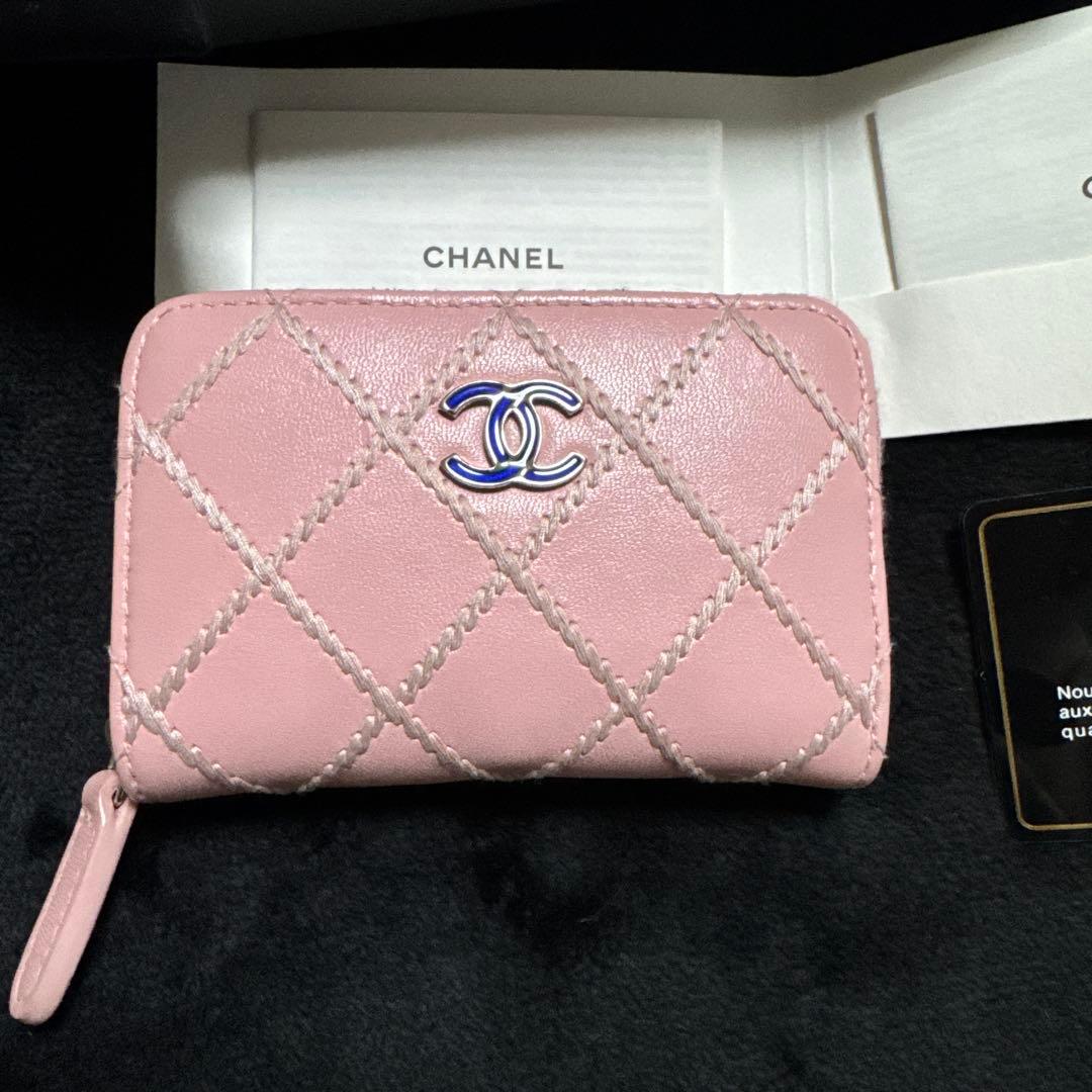 CHANEL ピンク  カードケース