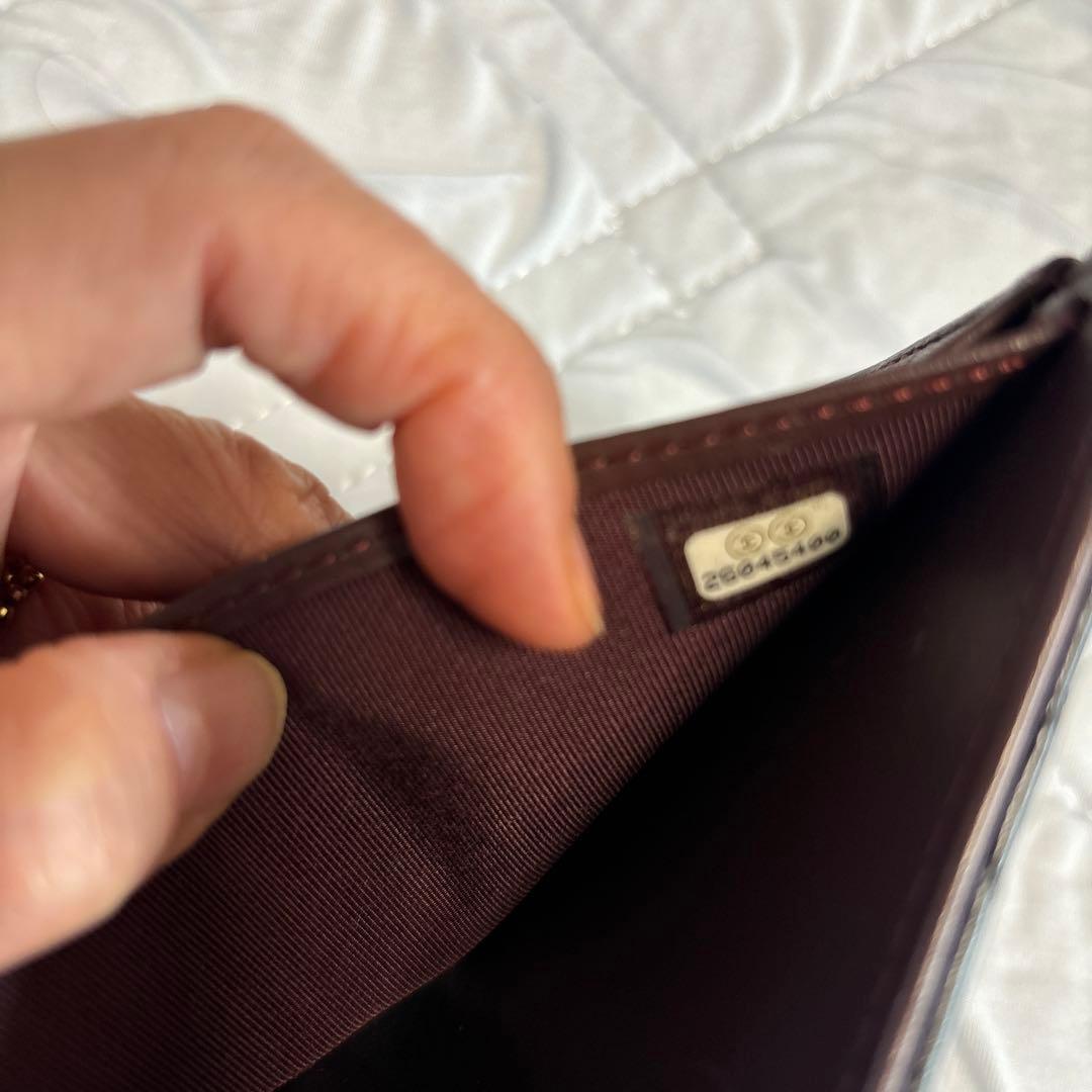 値下げしました シャネルマトラッセ三つ折り財布