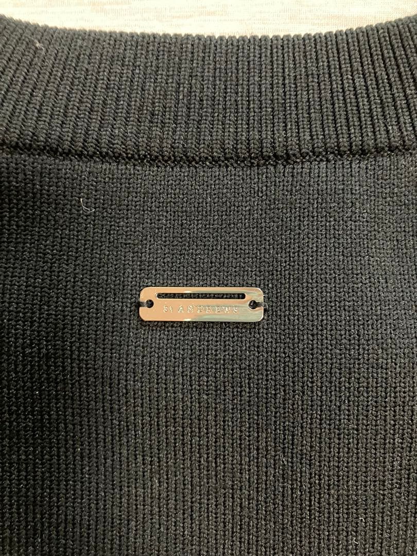 セントアンドリュース　防寒裏地付き セーター ブラック ゴルフ レディース　M