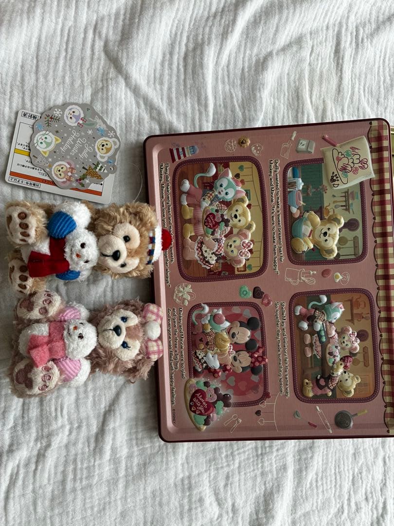 【値下】ダッフィー&シェリーメイ ジョリーウィンターホリデーぬいぐるみストラップ