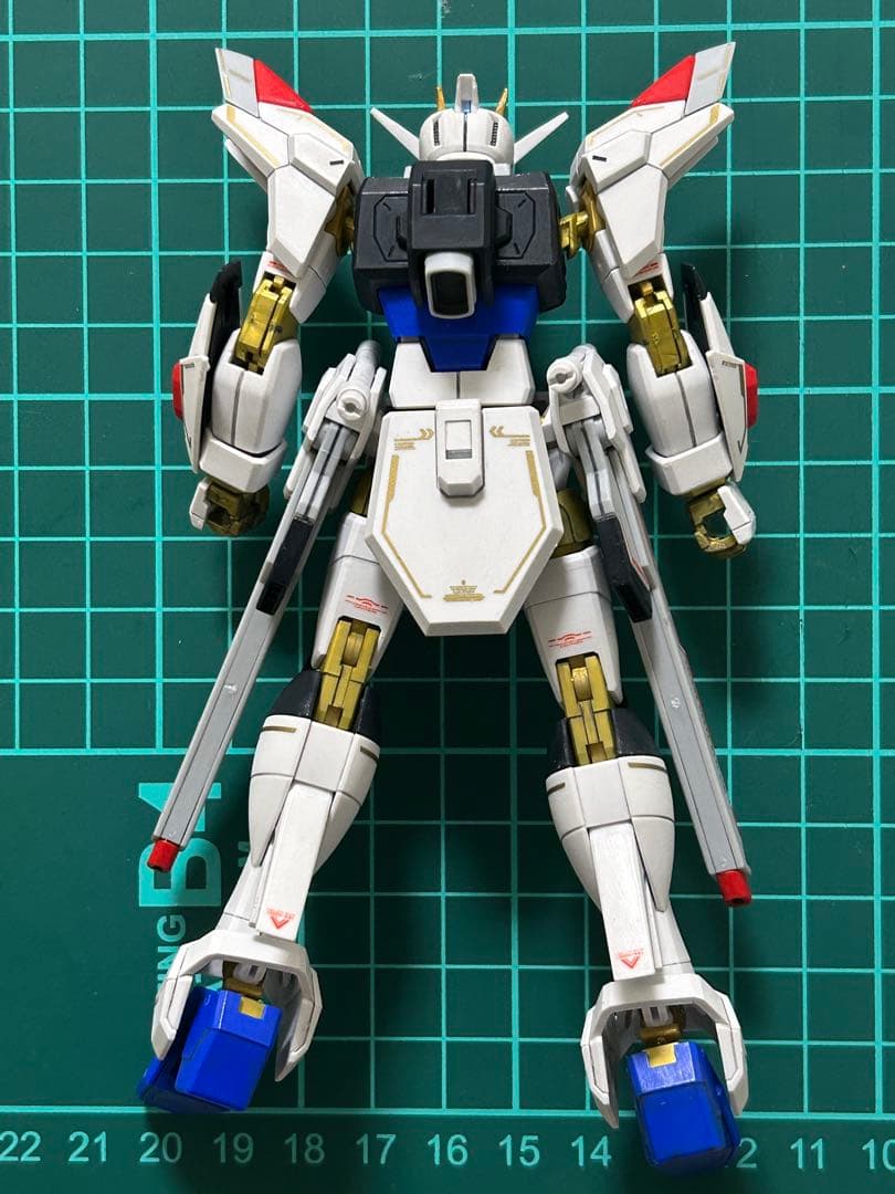 マイティーストライクフリーダムガンダム　塗装完成品　部分塗装　HG