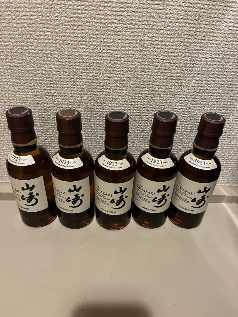 山崎ウイスキー 180ml 5本セット